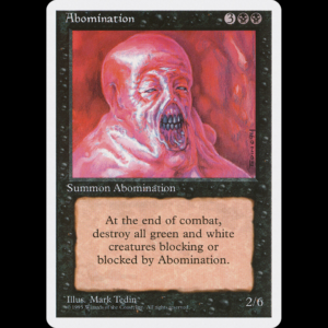 MTG Abominacion (Abomination) Fourth Edition