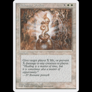 MTG Pocion de Alabastro (Alabaster Potion) Fourth Edition 4ed#1