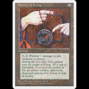 MTG Amuleto de Kroog (Amulet of Kroog) Fourth Edition 4ed#293