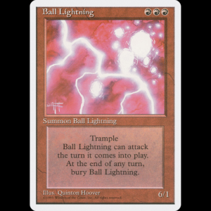 MTG Ball Lightning Fourth Edition