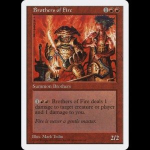MTG Brothers of Fire Fifth Edition