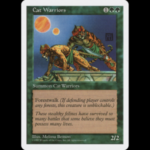 MTG Cat Warriors Fifth Edition