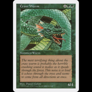 MTG Sierpe Dragon (Craw Wurm) Fifth Edition - PL