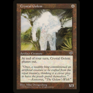 MTG Crystal Golem Mirage mir#298