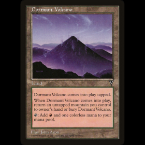 MTG Volcan Inactivo (Dormant Volcano) Visions
