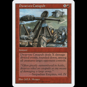 MTG Dwarven Catapult Fifth Edition