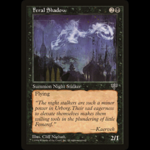 MTG Sombra Feral (Feral Shadow) Mirage mir#122