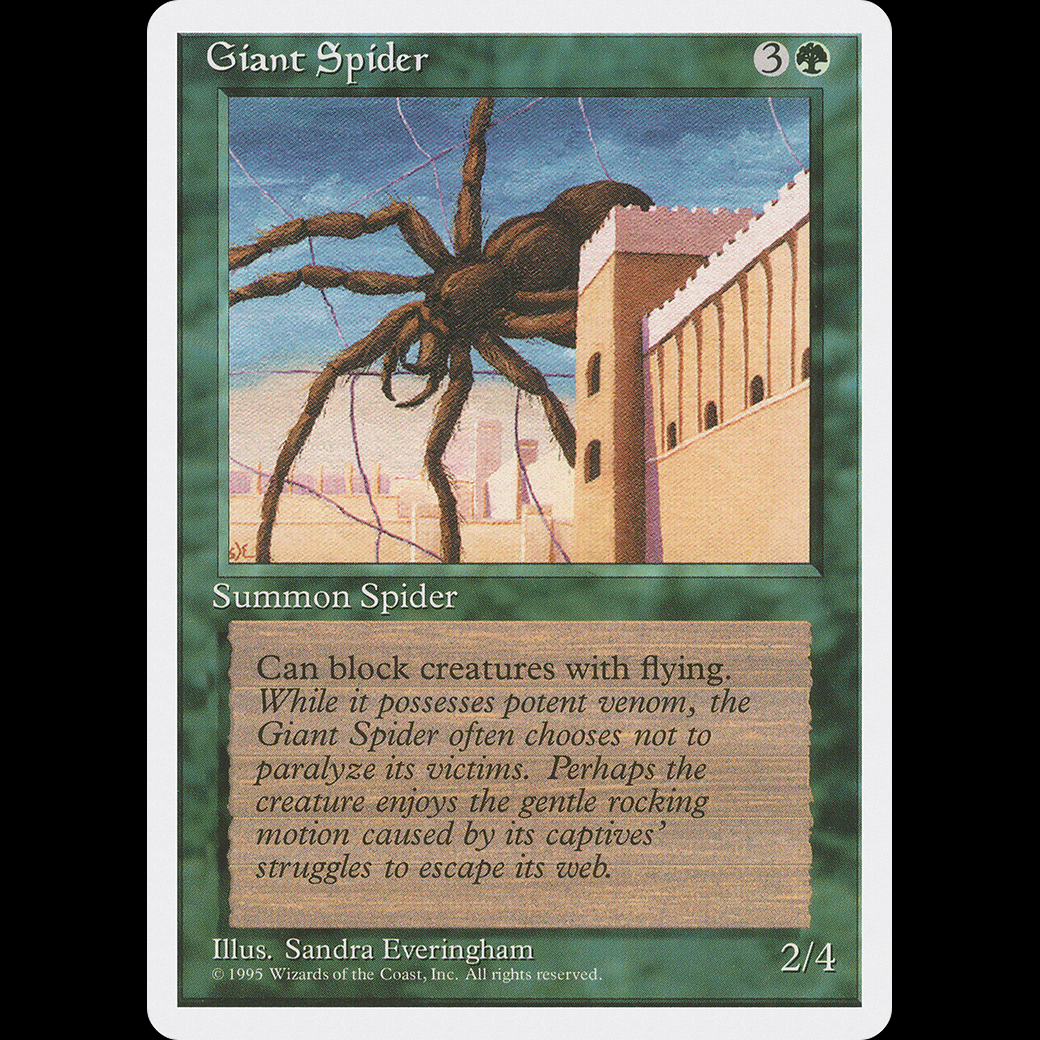 MTG Giant Spider Fourth Edition Madtoyz
