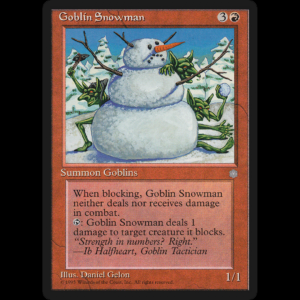 MTG Muñeco de Nieve Trasgo (Goblin Snowman) Ice Age - PL