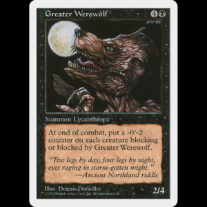 MTG Greater Werewolf Fifth Edition 5ed#166