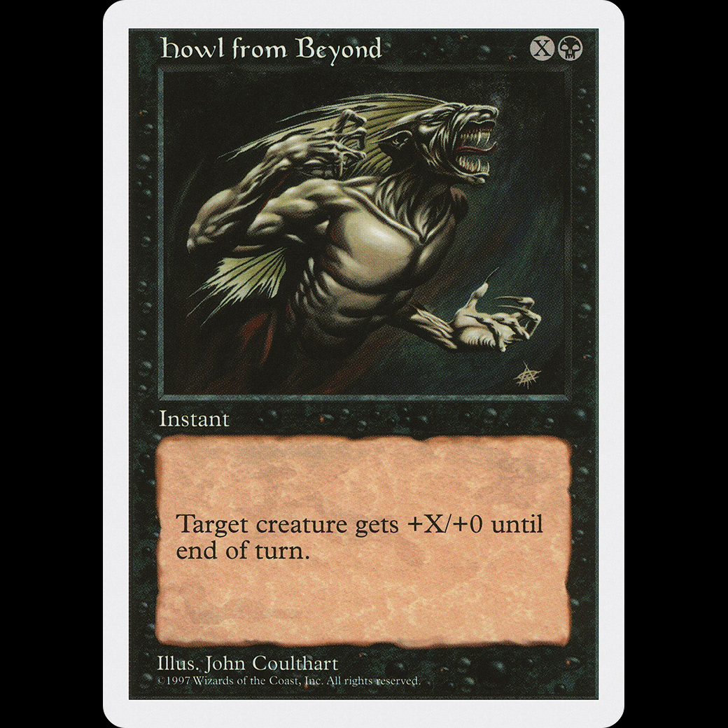 Mtg Howl From Beyond Fifth Edition Madtoyz