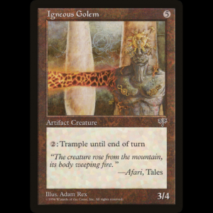 MTG Igneous Golem Mirage mir#305