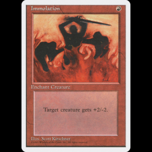 MTG Immolation Fourth Edition