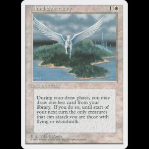 MTG Isla Santuario (Island Sanctuary) Fourth Edition