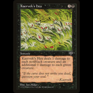 MTG Kaervek's Hex Mirage mir#130