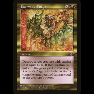 MTG Purga de Kaervek (Kaervek's Purge) Mirage