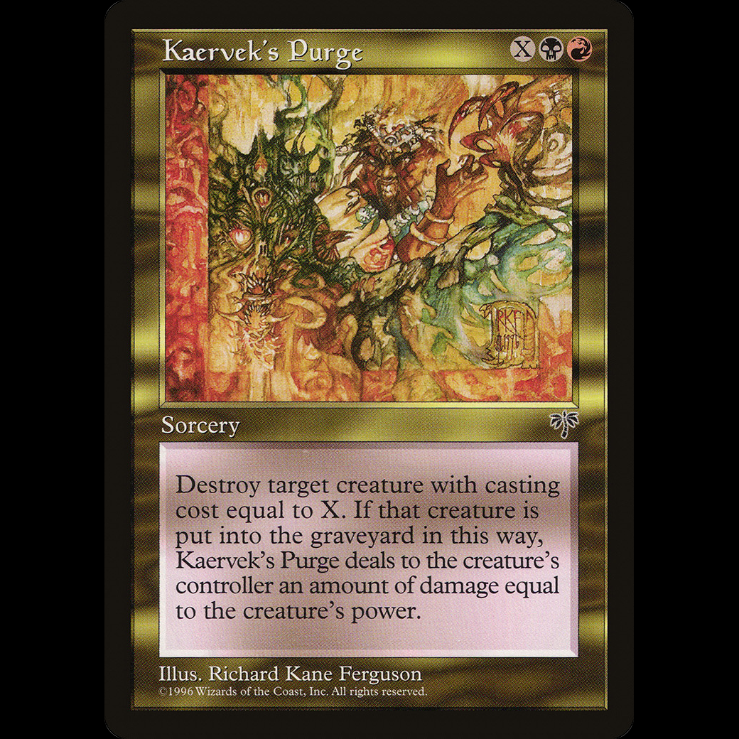 MTG Purga de Kaervek (Kaervek's Purge) Mirage Madtoyz