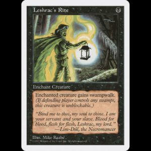 MTG Rito de Leshrac (Leshrac's Rite) Fifth Edition 5ed#173