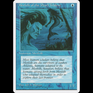 MTG Merfolk of the Pearl Trident Fourth Edition 4ed#86