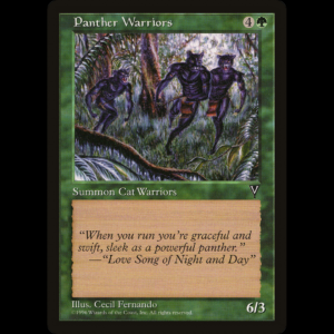 MTG Guerreros Pantera (Panther Warriors) Visions