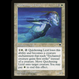 MTG Quickening Licid Tempest tmp#36