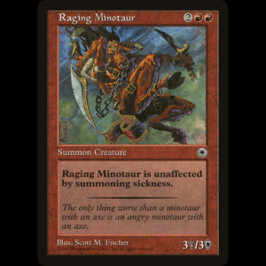MTG Minotauro Furioso (Raging Minotaur) Portal - HP