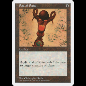 MTG Baston de Destrucción (Rod of Ruin) Fifth Edition 5ed#396