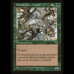 MTG Rootbreaker Wurm Tempest tmp#251