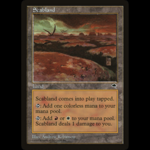 MTG Terreno Escabroso (Scabland) Tempest  tmp#325