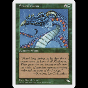 MTG Scaled Wurm Fifth Edition