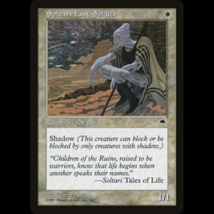 MTG Soltari Foot Soldier Tempest  tmp#43