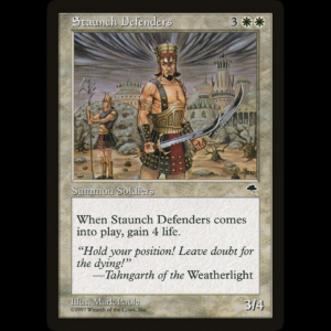 MTG Staunch Defenders Tempest