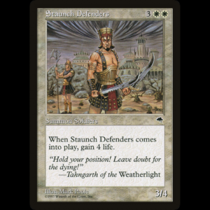 MTG Staunch Defenders Tempest tmp#49