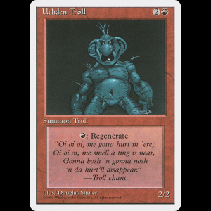 MTG Uthden Troll Fourth Edition 4ed#228