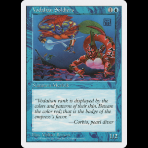 MTG Soldados Voladianos (Vodalian Soldiers) Fifth Edition  5ed#134