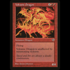 MTG Volcanic Dragon Mirage