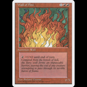 MTG Wall of Fire Fourth Edition