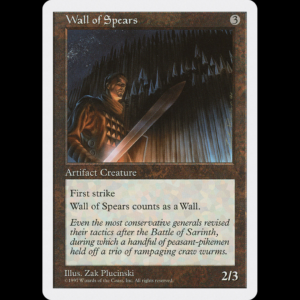 MTG Muro de Lanzas (Wall of Spears) Fifth Edition 5ed#407