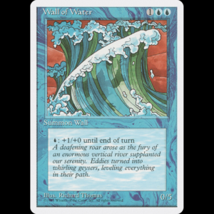 MTG Wall of Water Fourth Edition
