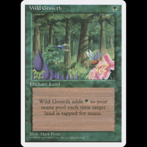 MTG Crecimiento Salvaje (Wild Growth) Fourth Edition