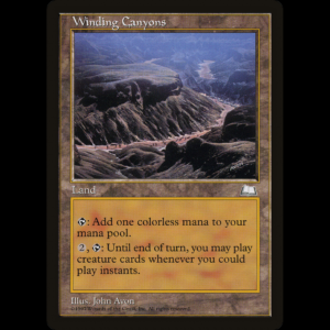 MTG Cañones Serpenteantes (Winding Canyons) Weatherlight - HP