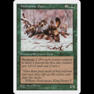 MTG Wolverine Pack Fifth Edition 5ed#344