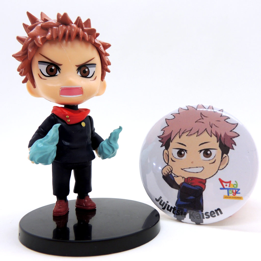 Jujutsu Kaisen Yuji Itadori Chibi 10cm Bootleg + Pin Regalo - Madtoyz