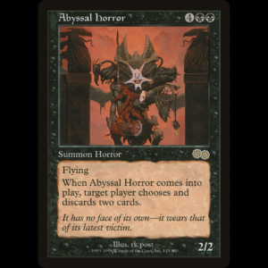 MTG Horror Abismal (Abyssal Horror) Urza's Saga usg#115