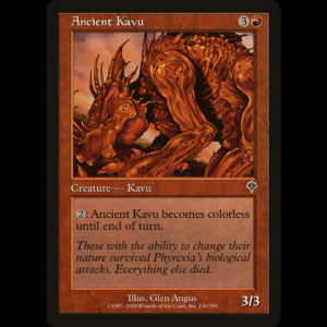 MTG Kavu Antiguo (Ancient Kavu) Invasion inv#136