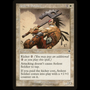 MTG Soldado Ardoroso (Ardent Soldier) Invasion inv#3