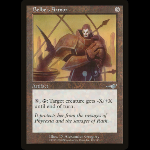 MTG Belbe's Armor Nemesis  nem#126