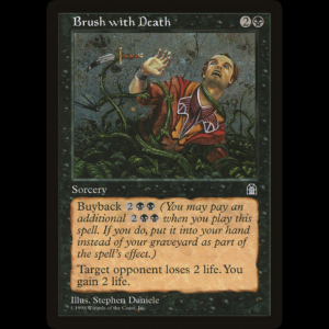 MTG Brush with Death Stronghold - HP