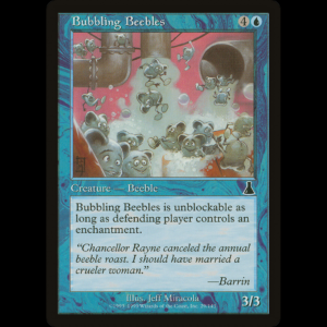 MTG Beebles Burbujeantes (Bubbling Beebles) Urza's Destiny  uds#29