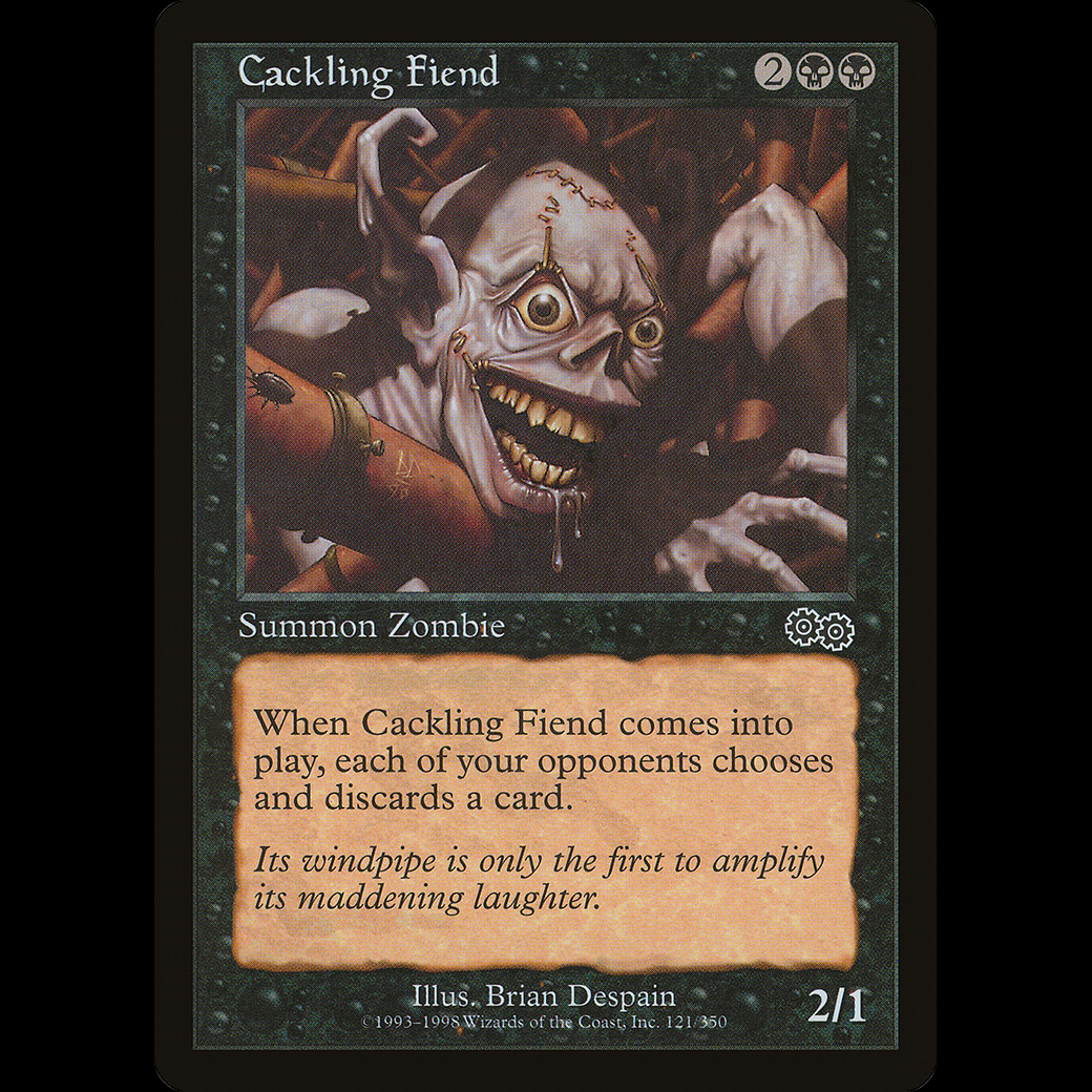 MTG Cackling Fiend Urza's Saga - Madtoyz